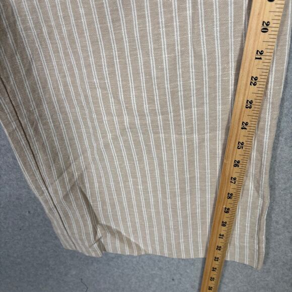 Gap Wide Leg Pleated Pants 18T Linen Trouser Chino Academia Quiet Lagom NEW $98 - Picture 7 of 14